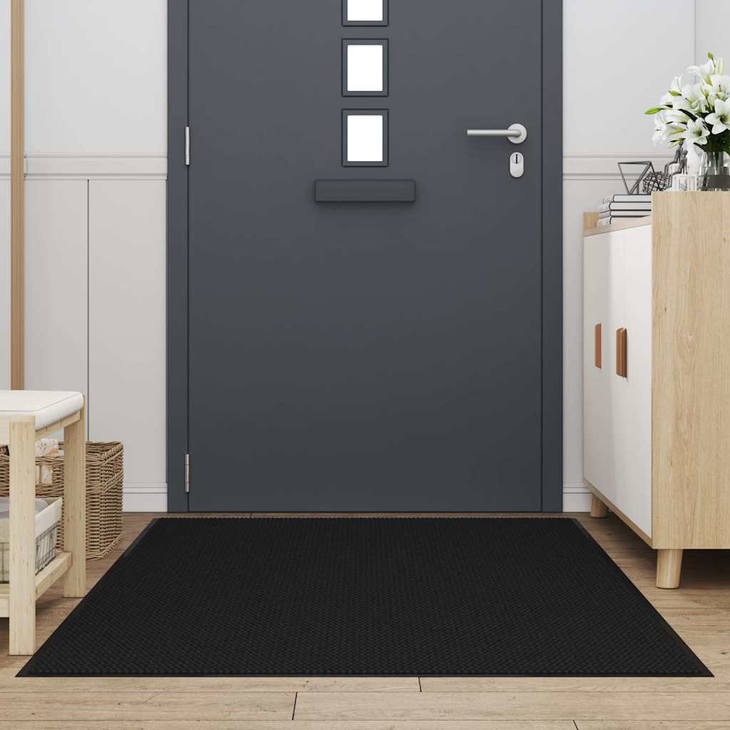 vidaXL Zerbino Nero 115x200 cm