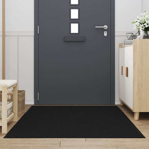 vidaXL Zerbino Nero 115x200 cm