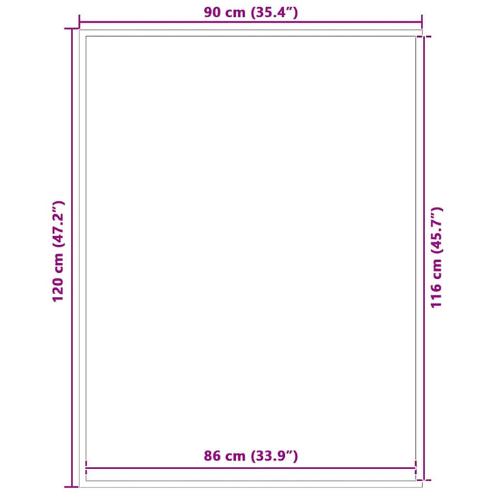 Zerbino Blu 90x120 cm 4105573