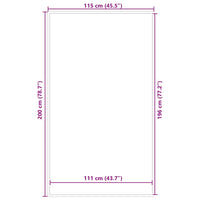 Zerbino Blu 115x200 cm 4105575