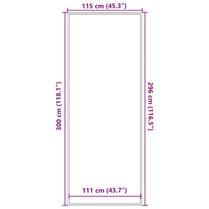Zerbino Blu 115x300 cm 4105576