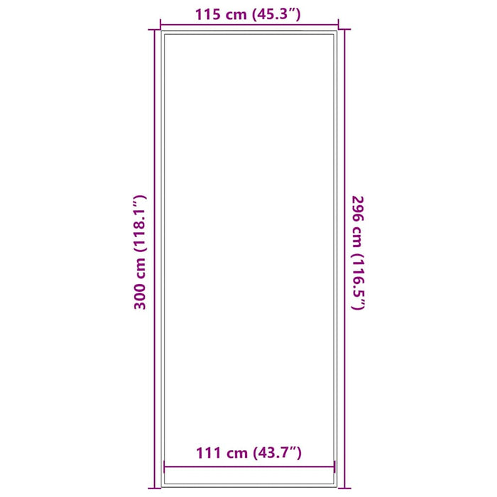 Zerbino Blu 115x300 cm 4105576