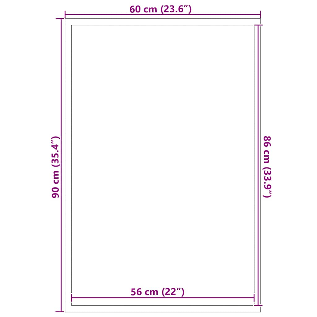 Zerbino marrone morbido e antiscivolo per interni ed esterni 60 x 90 cm in PP marrone 02_0058127
