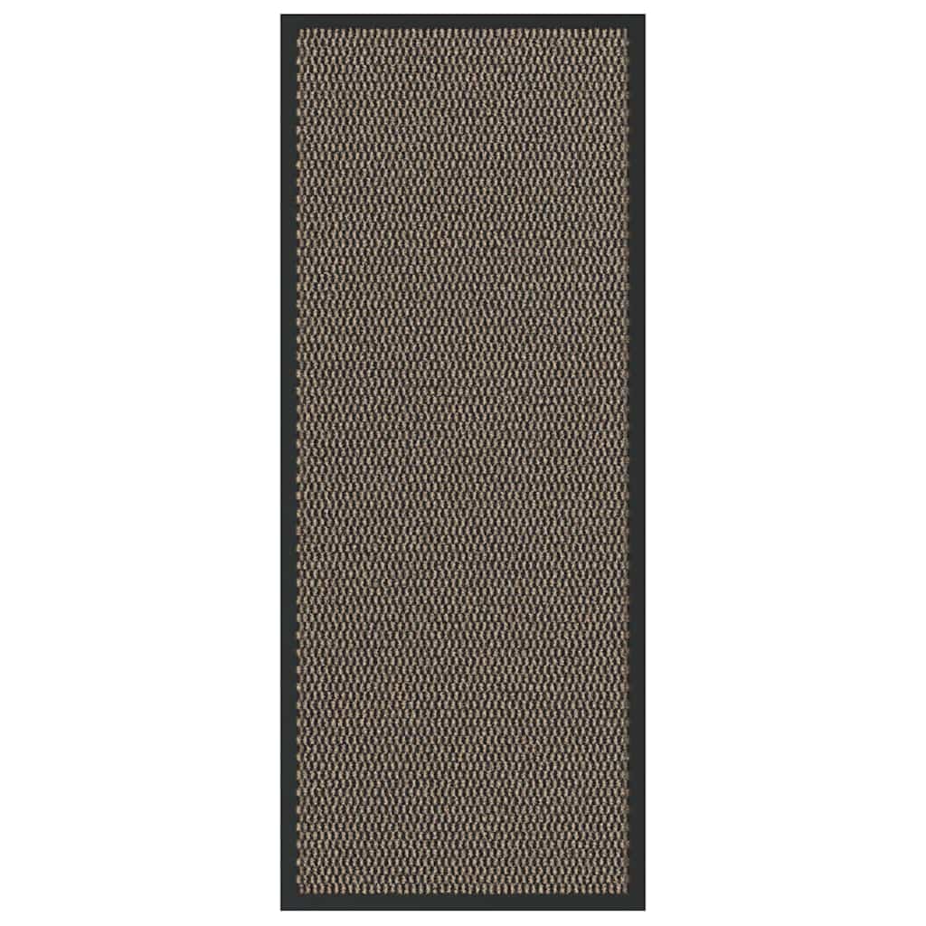 Zerbino antiscivolo per interni/esterni resistente 60 x 150 cm polipropilene marrone 02_0058128