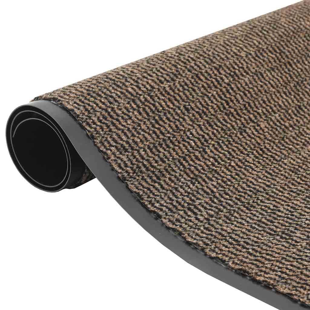 Zerbino antiscivolo per interni/esterni resistente 60 x 150 cm polipropilene marrone 02_0058128