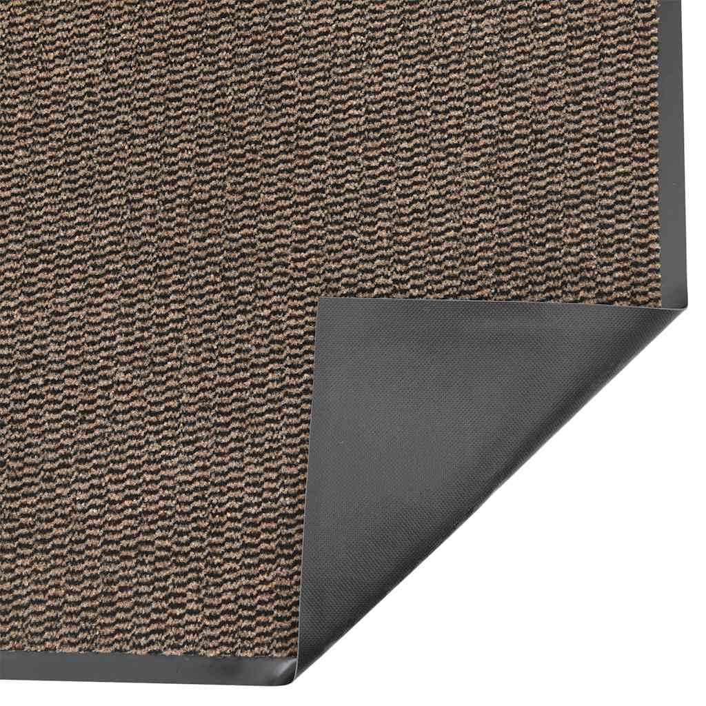 Zerbino antiscivolo di design marrone per interni ed esterni 60 x 180 cm in PP marrone 02_0058129