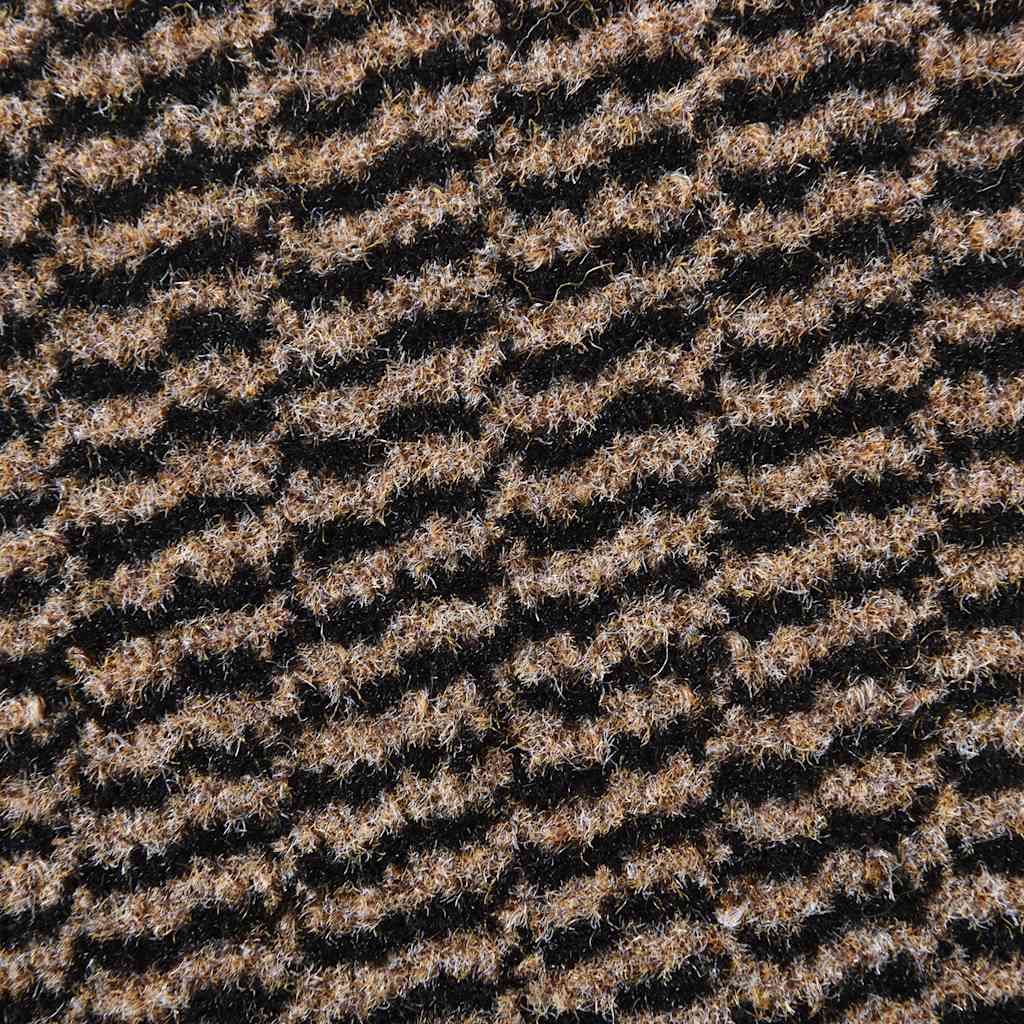 Zerbino antiscivolo di design marrone per interni ed esterni 60 x 180 cm in PP marrone 02_0058129