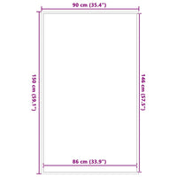 Zerbino Marrone 90x150 cm 4105585