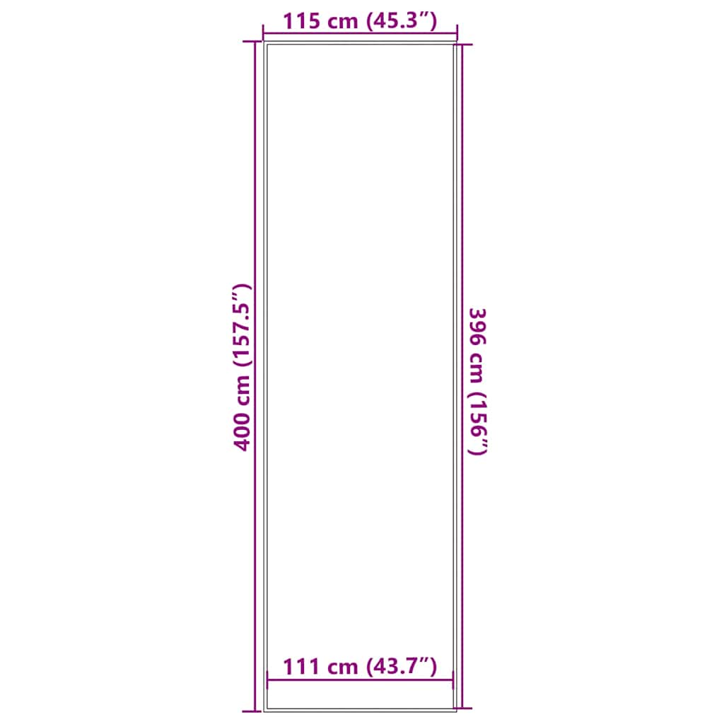 Zerbino Marrone 115x400 cm 4105588