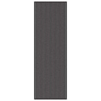 Tappetino Striped Nero e Grigio 60 x 180 cm Polipropilene, PVC 4105593