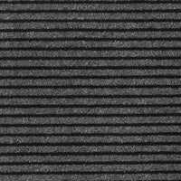 Zerbino a Strisce Nere e Grigie 90x150 cm