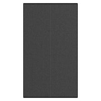 Zerbino a Strisce Nere e Grigie 115x200 cm