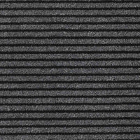 Zerbino a Strisce Nere e Grigie 115x200 cm