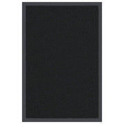 Zerbino antiscivolo per interni nero 40 x 60 cm facile da pulire design moderno PP nero 02_0058147