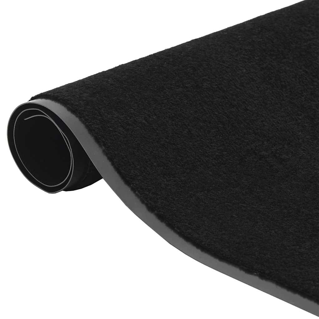 Zerbino antiscivolo resistente per interni/esterni 90 x 150 cm polipropilene nero 02_0058153