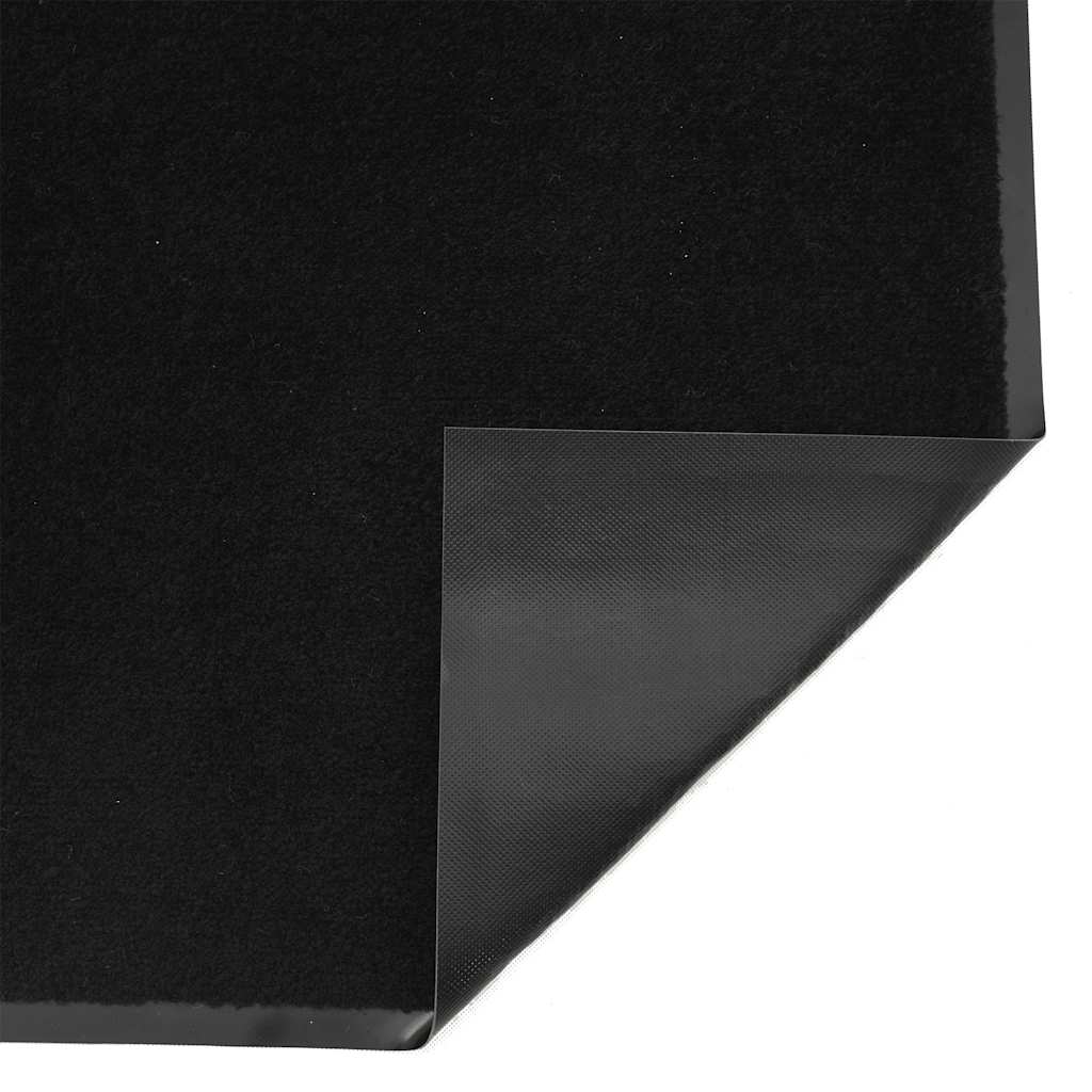 Zerbino antiscivolo resistente per interni/esterni 90 x 150 cm polipropilene nero 02_0058153