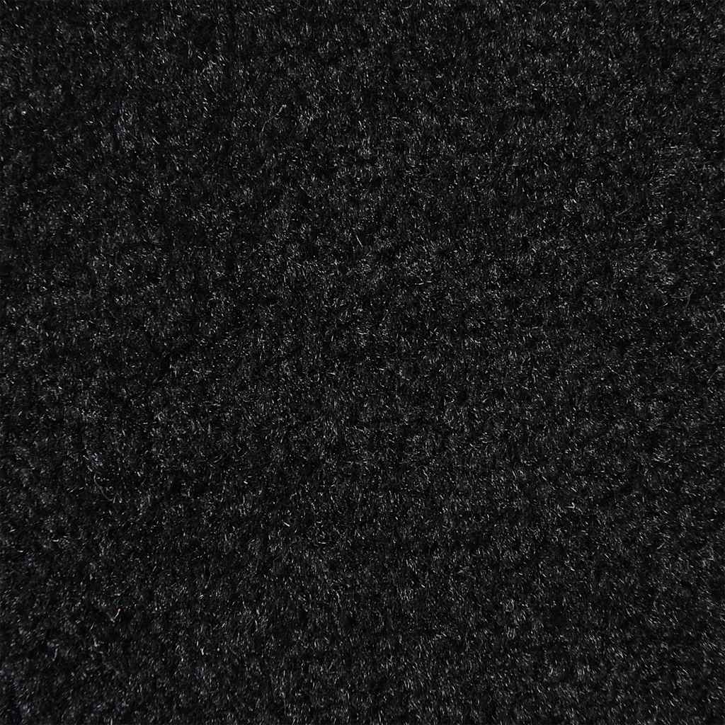 Zerbino antiscivolo resistente per interni/esterni 90 x 150 cm polipropilene nero 02_0058153