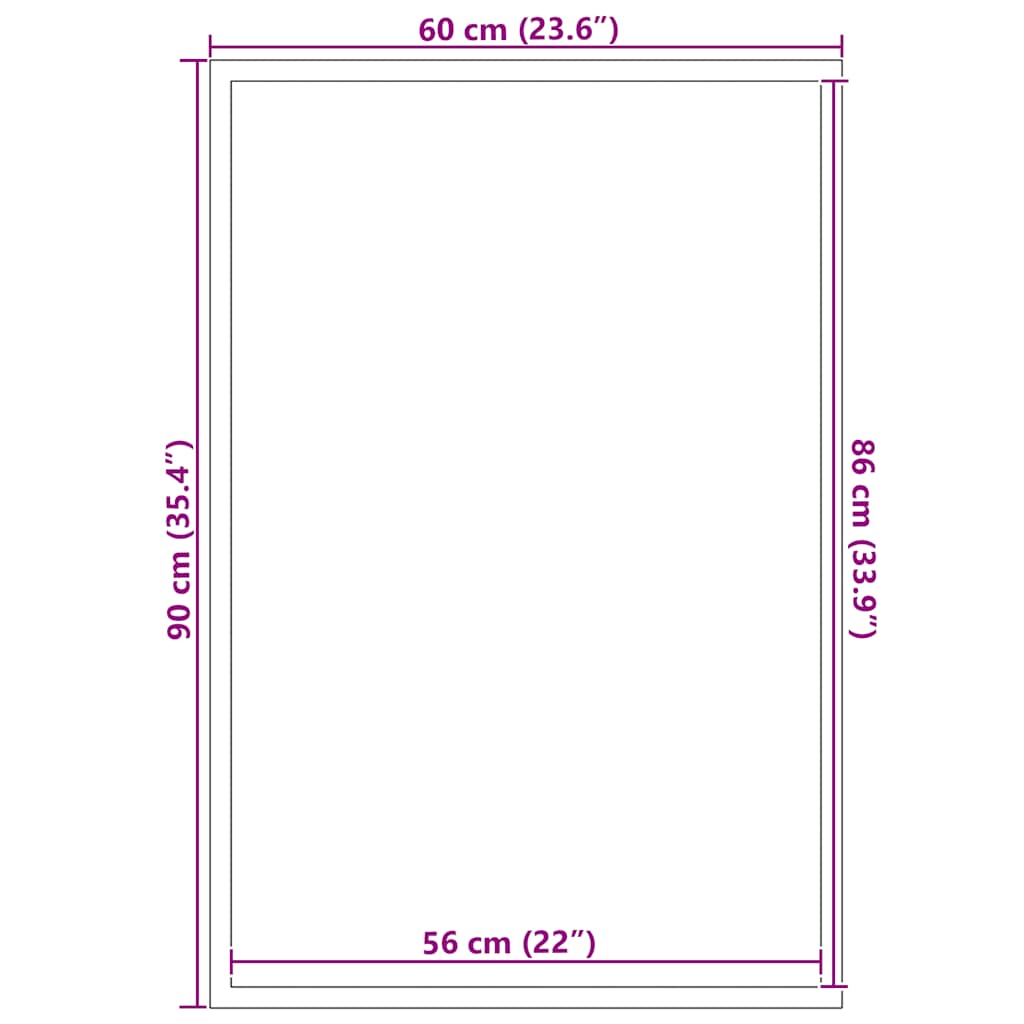 Zerbino antracite 60 x 90 cm antisporco durevole e facile da pulire in PP antracite 02_0058159