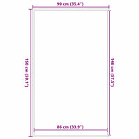 Zerbino Antracite 90x150 cm 4105618