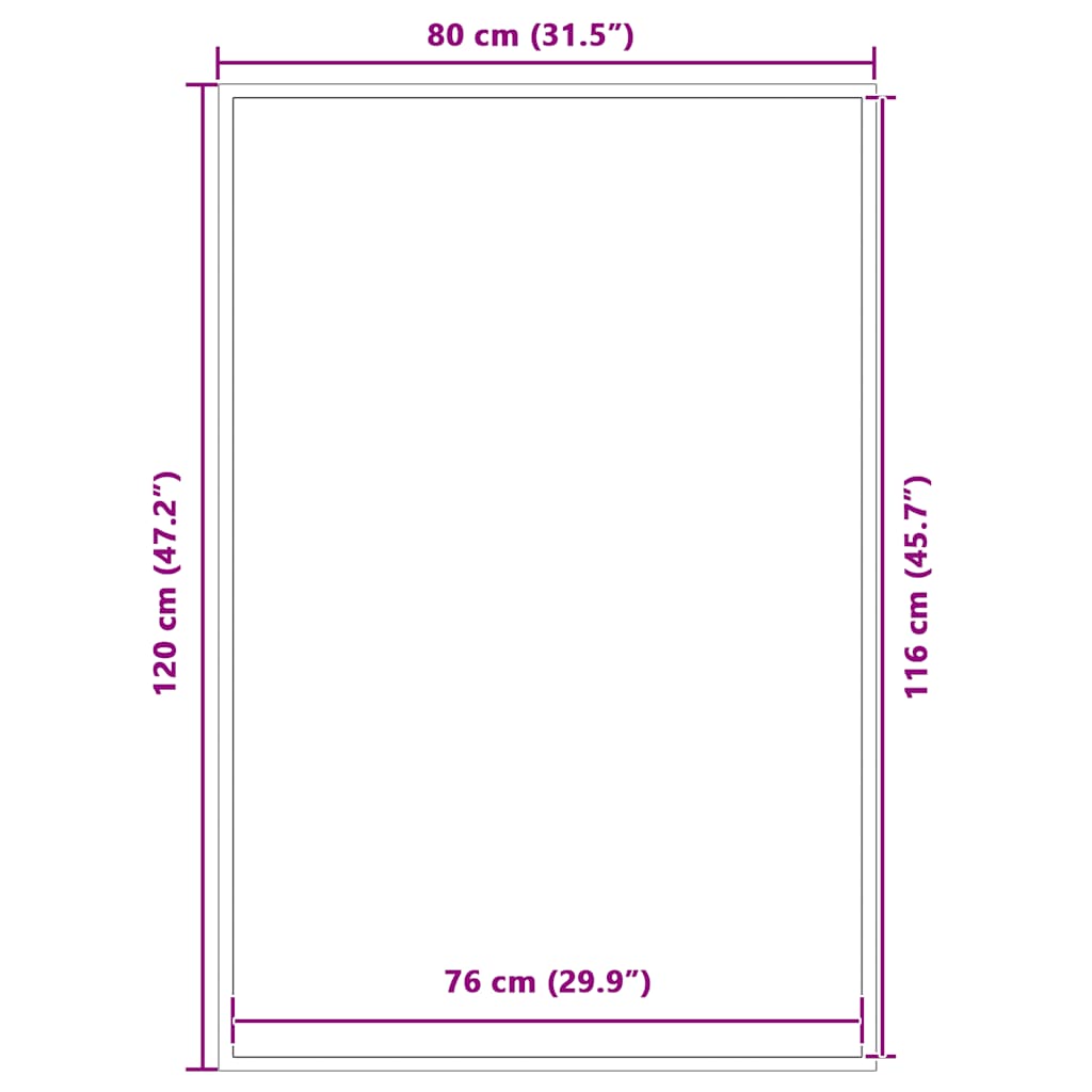 Zerbino antiscivolo multiuso marrone per interni ed esterni 80 x 120 cm in PP marrone 02_0058173