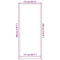 Zerbino Marrone 115x300 cm 4105631