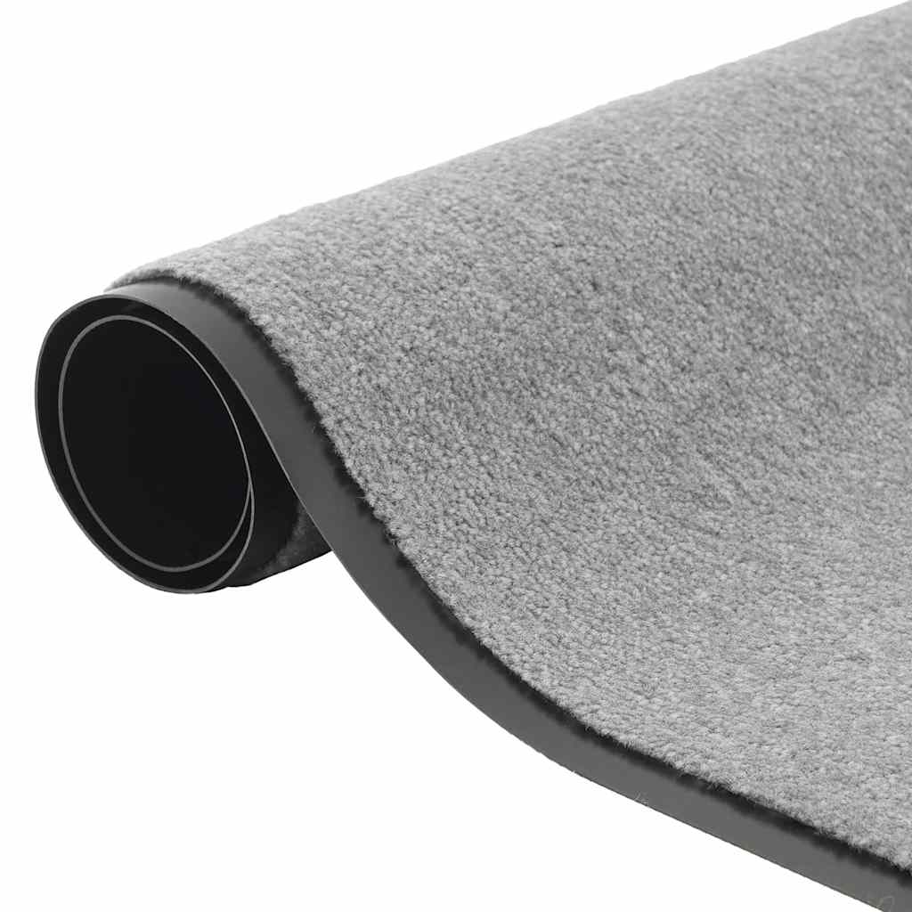 Zerbino antiscivolo resistente per uso interno ed esterno 40 x 60 cm in polipropilene grigio 02_0058180