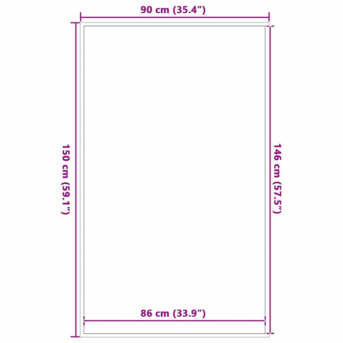 Zerbino Grigio 90x150 cm 4105640