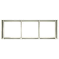 Fioriera-Vaso-Contenitore per Piante Bianca 120x40x40 cm in Acciaio Laminato a Freddo