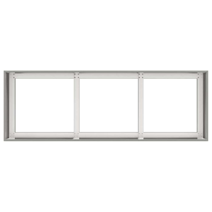 Fioriera-Vaso-Contenitore per Piante 120x40x40 cm in Acciaio Inox