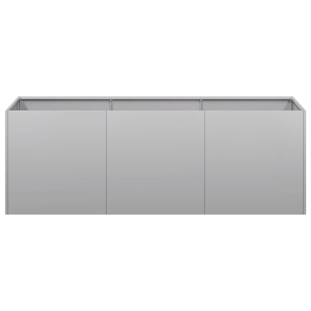 Fioriera 120x40x40 cm in Acciaio Zincato 860680