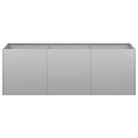 Fioriera 120x40x40 cm in Acciaio Zincato 860680