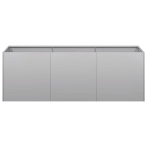 Fioriera 120x40x40 cm in Acciaio Zincato 860680