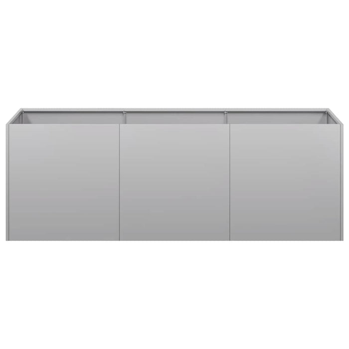 Fioriera 120x40x40 cm in Acciaio Zincato 860680