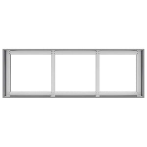 Fioriera 120x40x40 cm in Acciaio Zincato 860680