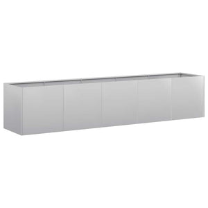 Fioriera 200x40x40 cm in Acciaio Zincato 860687