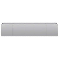 Fioriera 200x40x40 cm in Acciaio Zincato 860687