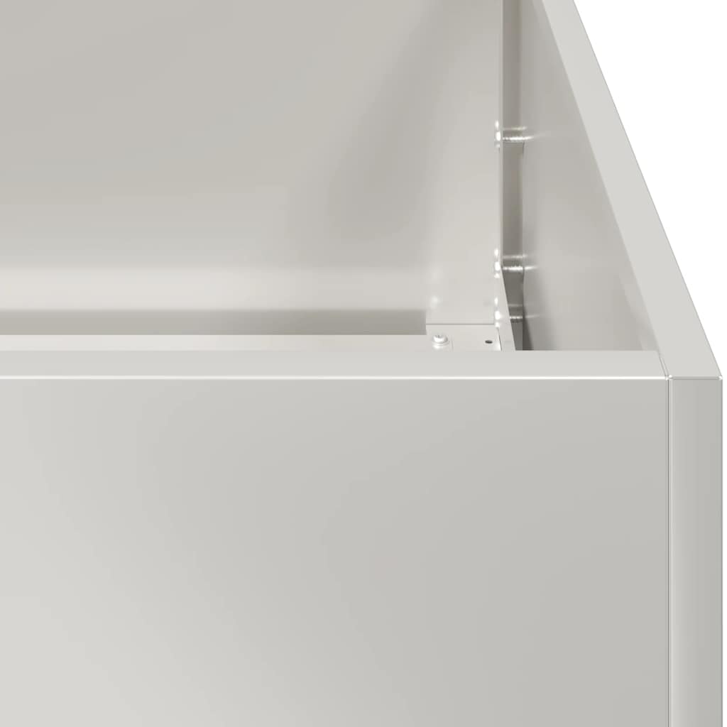 Fioriera 280x40x40 cm in Acciaio Inox