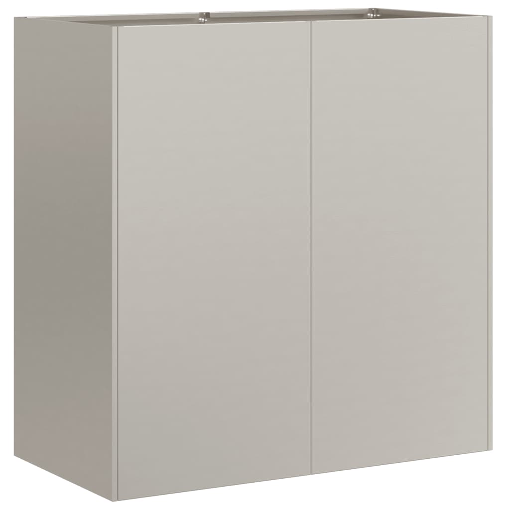 Fioriera Arrugginita 80x40x80 cm in Acciaio Corten 860716