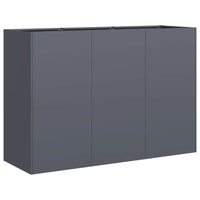 Fioriera Antracite 120x40x80 cm in Acciaio Laminato a Freddo 860719