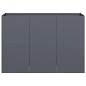 Fioriera Antracite 120x40x80 cm in Acciaio Laminato a Freddo 860719