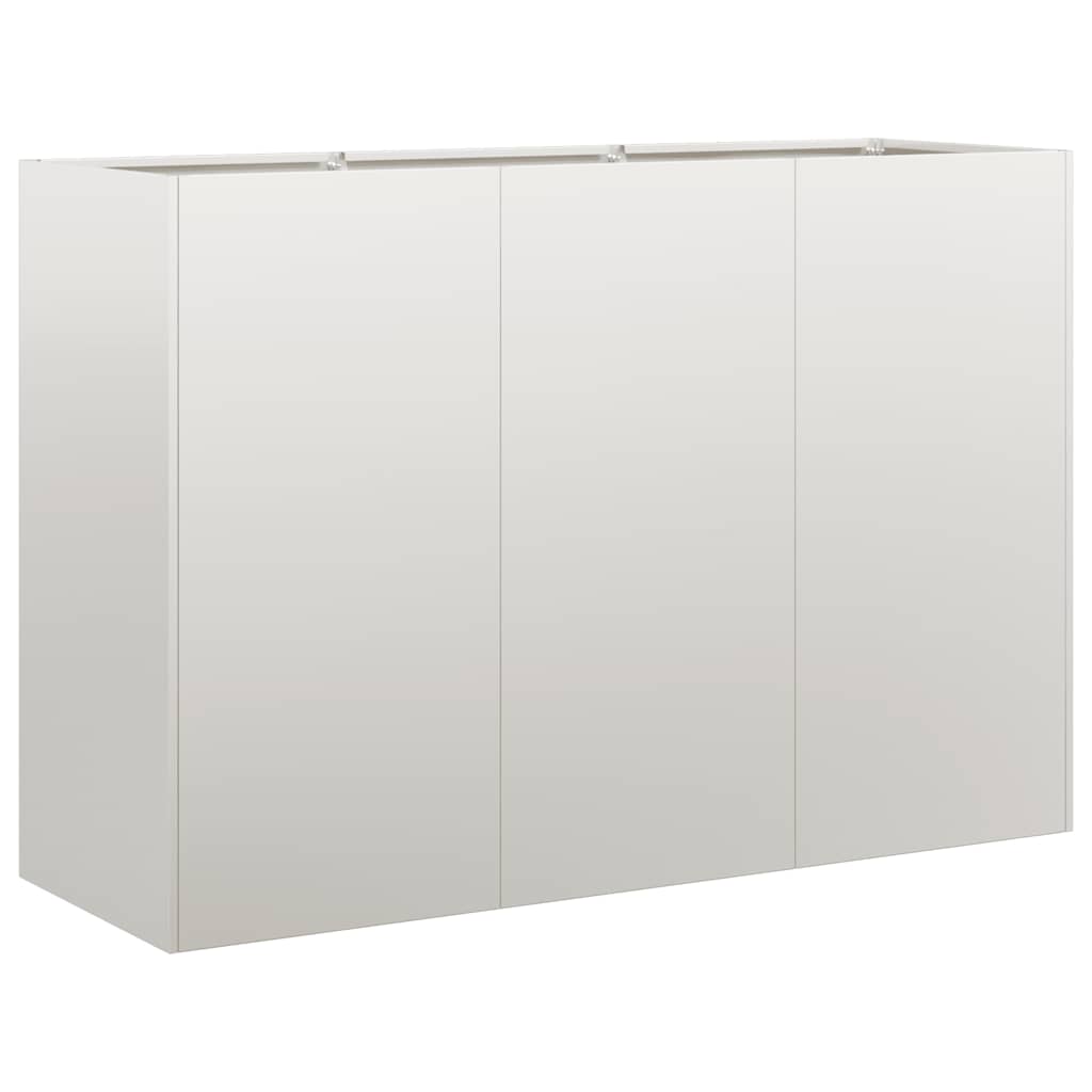 vidaXL Fioriera 120x40x80 cm in Acciaio Inox