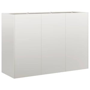 vidaXL Fioriera 120x40x80 cm in Acciaio Inox