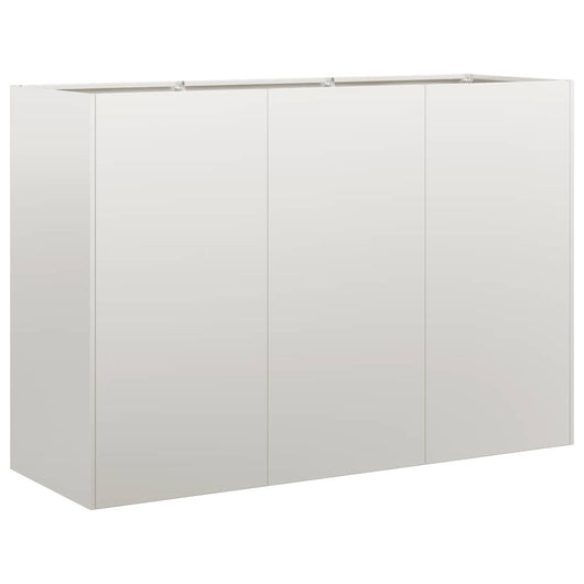 vidaXL Fioriera 120x40x80 cm in Acciaio Inox