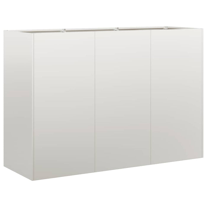 vidaXL Fioriera 120x40x80 cm in Acciaio Inox