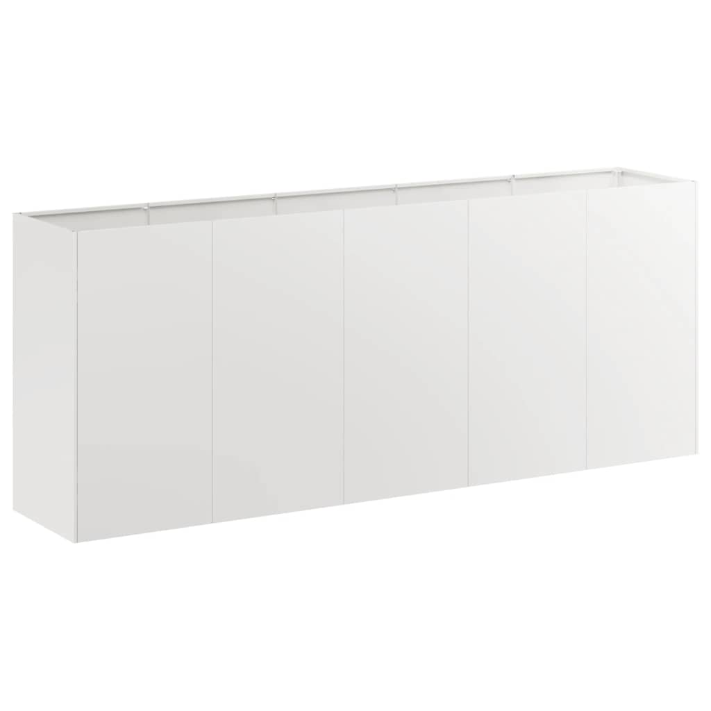 vidaXL Fioriera 200x40x80 cm in Acciaio Inox