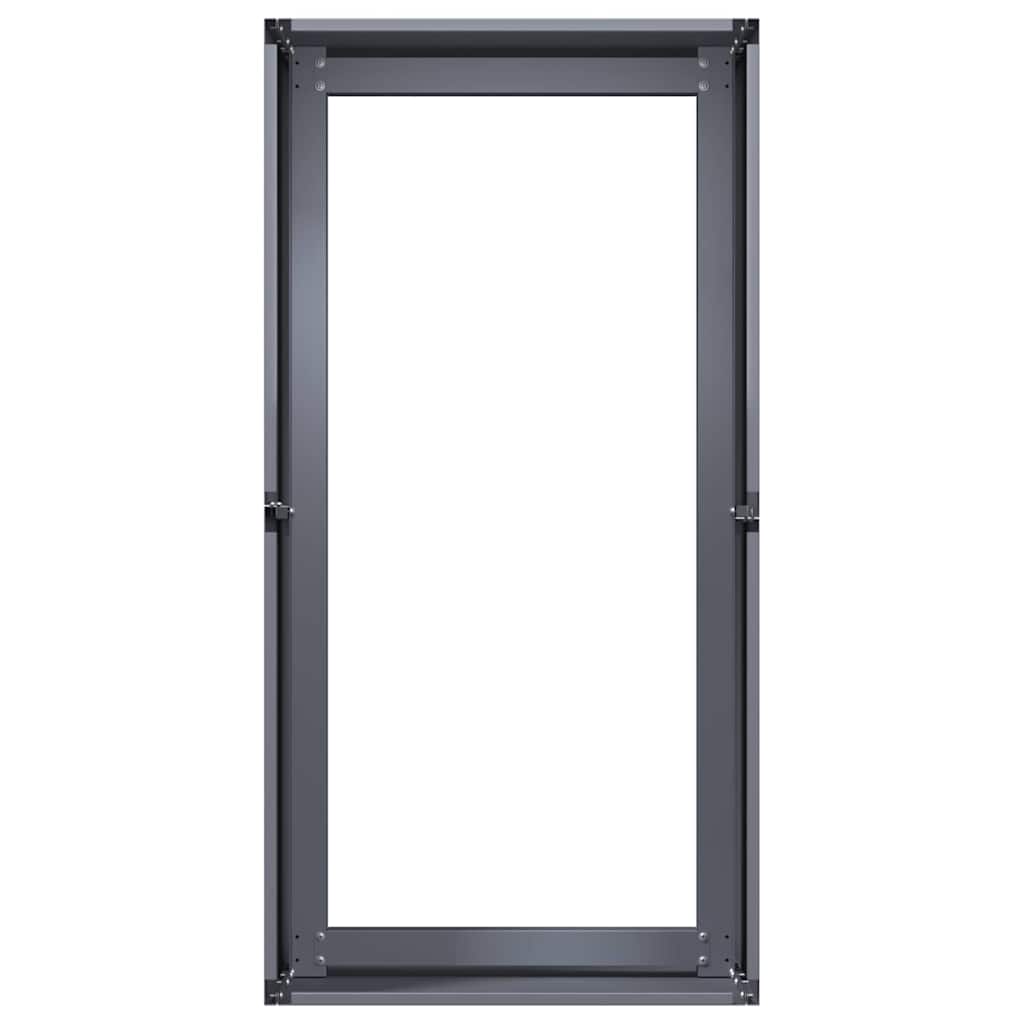 Fioriera-Vaso-Contenitore per Piante Antracite 40x80x40 cm in Acciaio Laminato a Freddo