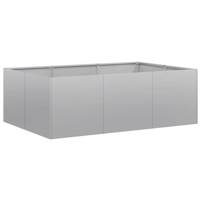 Fioriera-Vaso-Contenitore per Piante 120x80x40 cm in Acciaio Zincato