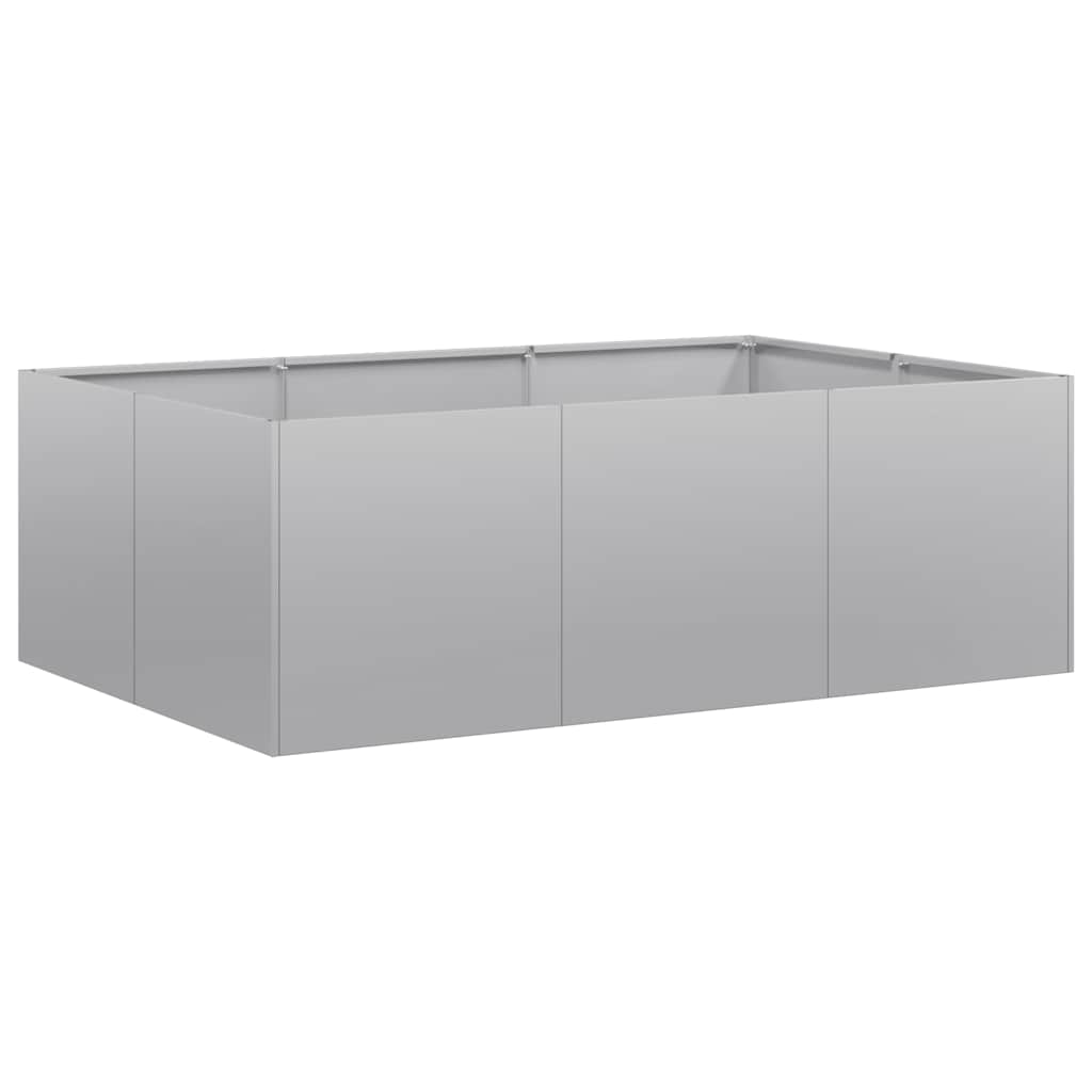 vidaXL Fioriera 120x80x40 cm in Acciaio Zincato