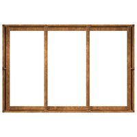 Fioriera Arrugginita 120x80x40 cm in Acciaio Corten 860751