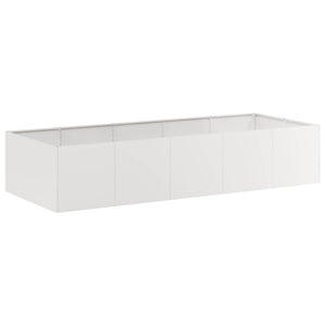 Fioriera-Vaso-Contenitore per Piante 200x80x40 cm in Acciaio Inox
